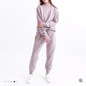 Goodlife clothing women’s sun-faded Venice terry sweatpant- color mauve